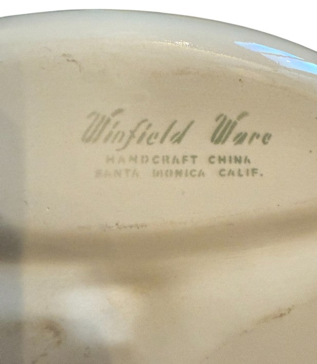 MCM Winfield Pottery Serving Tray Vintage Kitchen