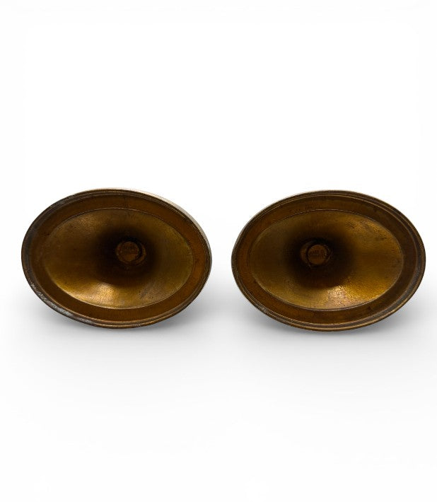 Pair of Vintage Brass Candlesticks — Made in England