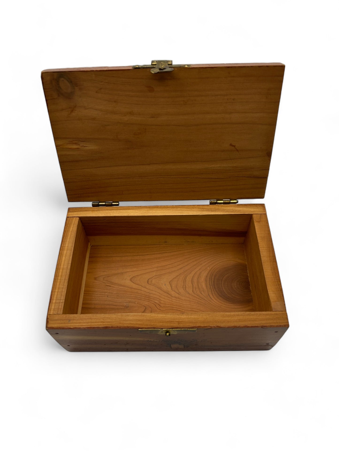 Wood Cedar Trinket Box