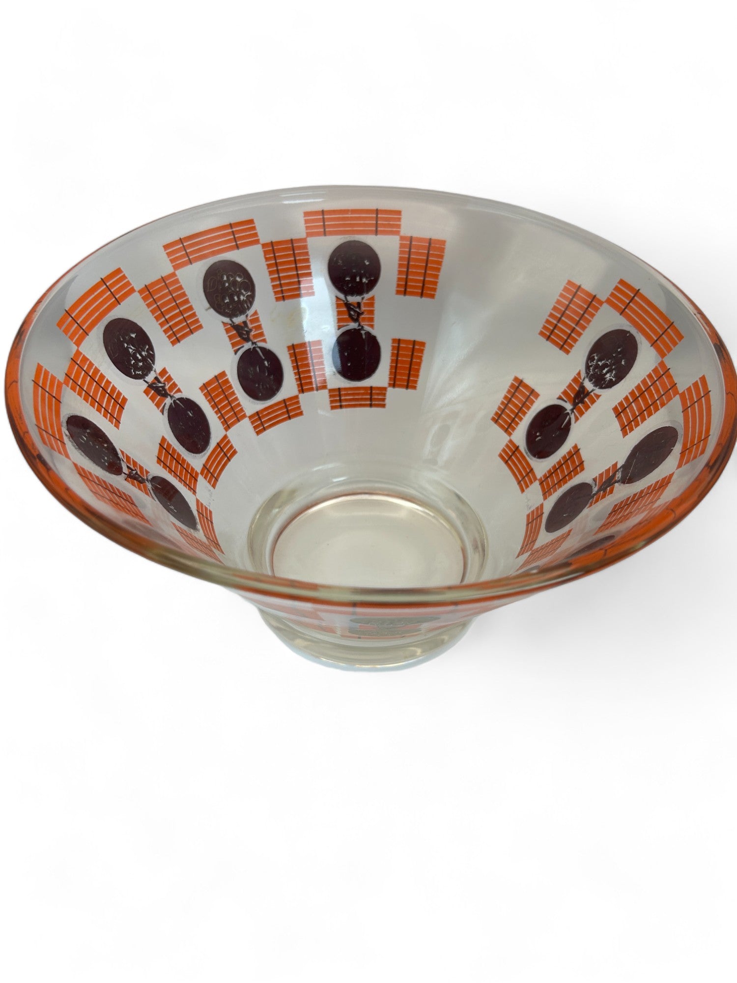 Anchor Hocking Mid Century Glass Serving Bowl