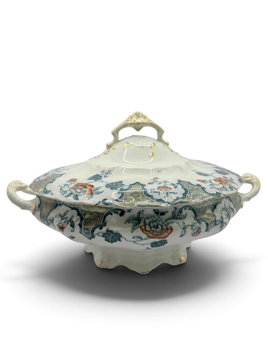 Antique J. & G. Meakin Sevres Covered Tureen, England c. 1907