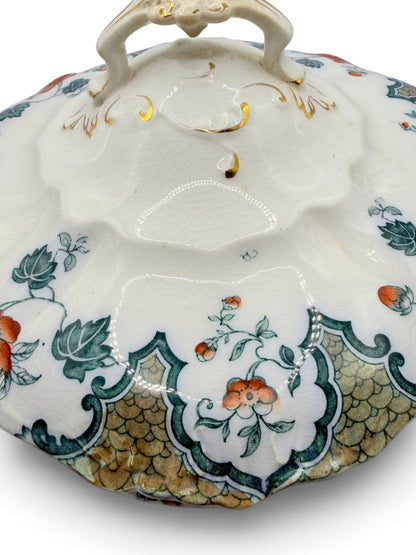 Antique J. & G. Meakin Sevres Covered Tureen, England c. 1907
