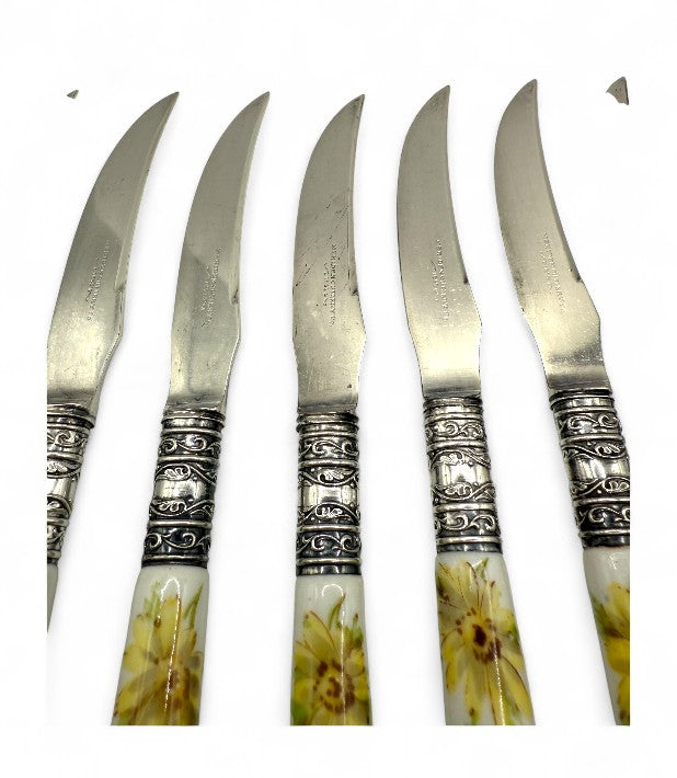 Antique Meriden Cutlery Fruit Knife Set (1855–1924)