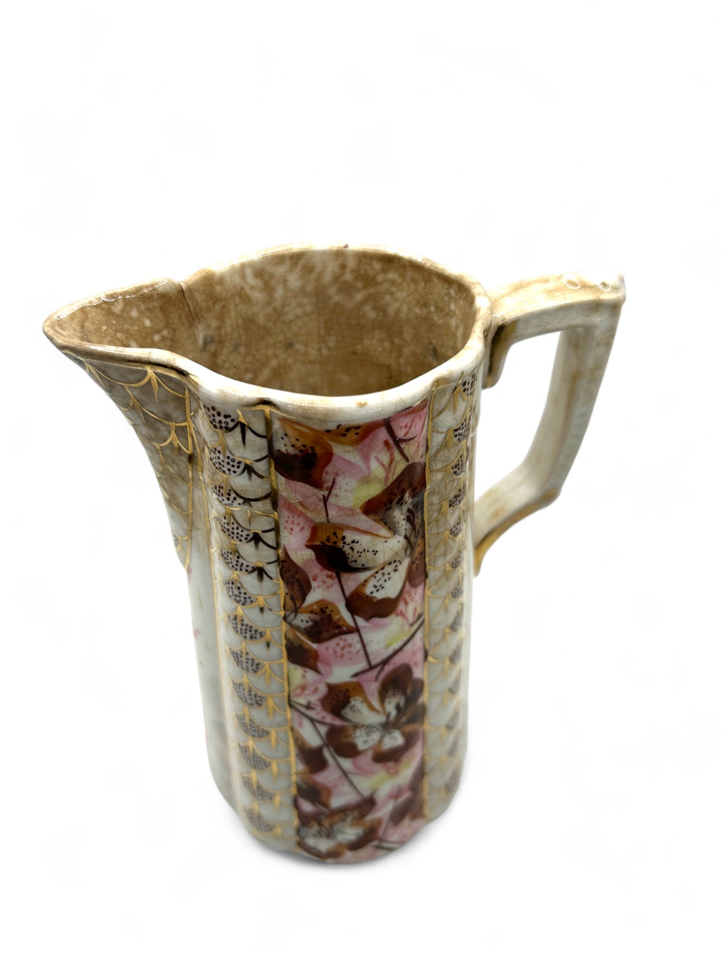 Antique New England Pottery Japonaiserie Rieti Nouveau