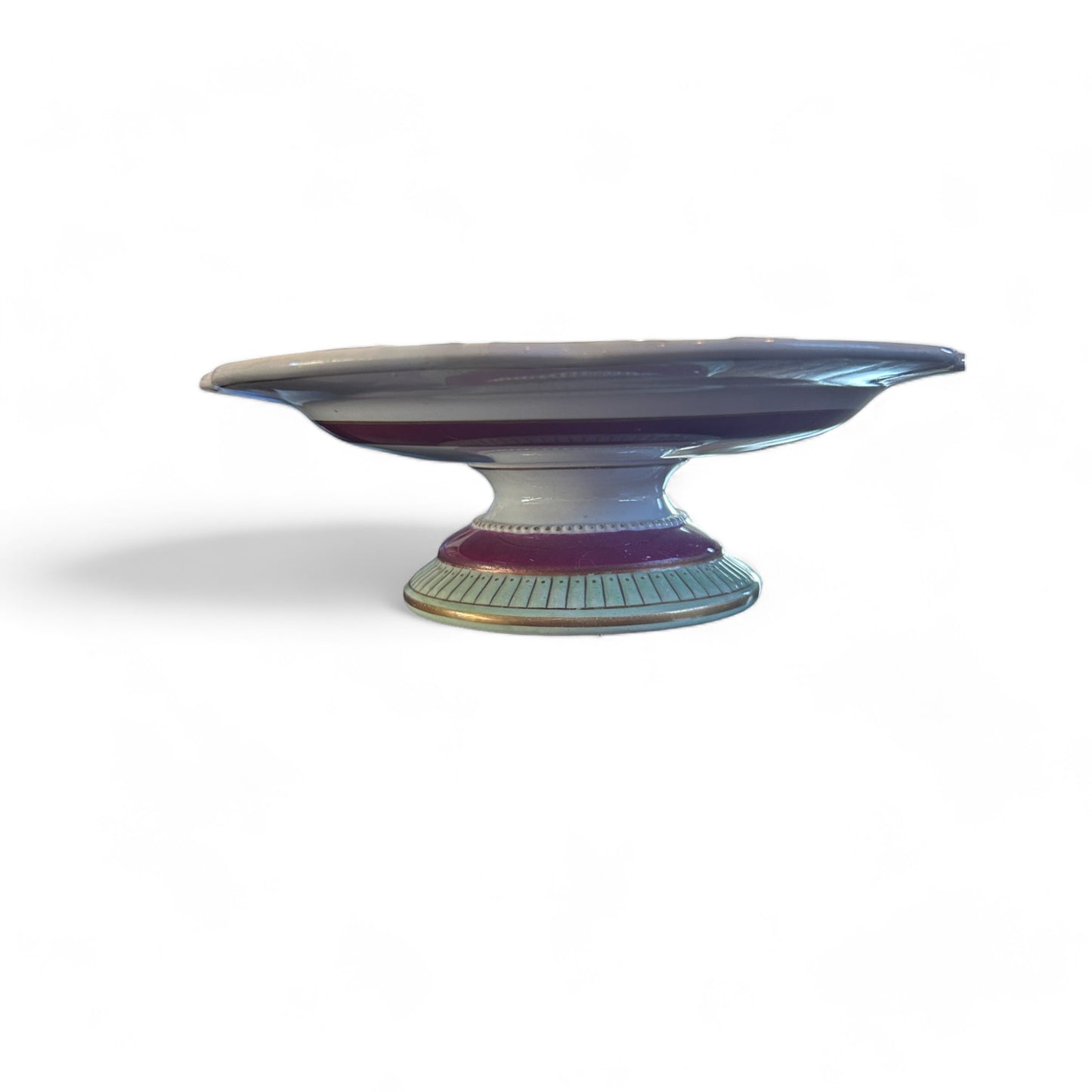 Antique Victorian Porcelain Cake Stand