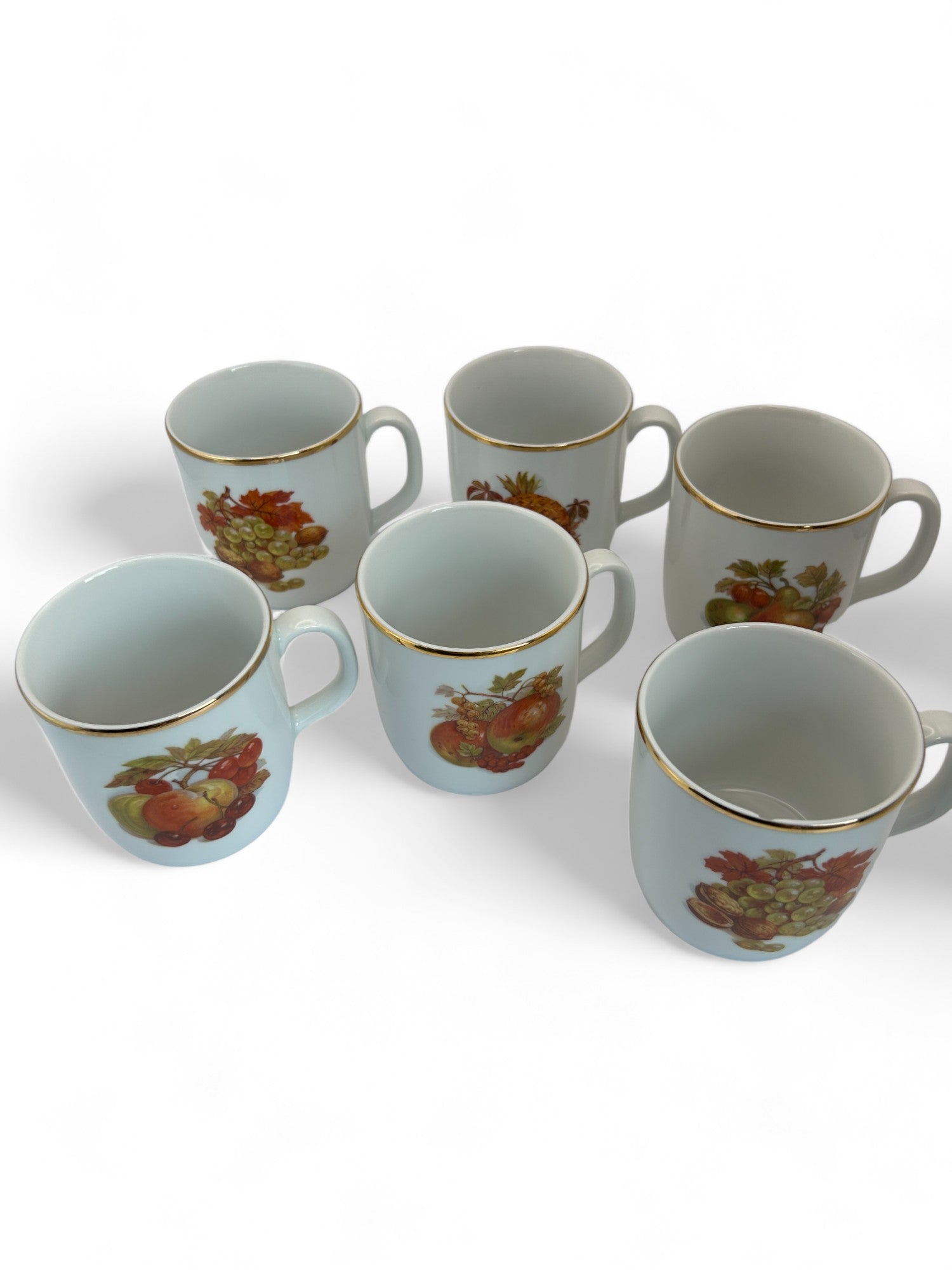 Elegant Bareuther Waldsassen Porcelain Cups - Set of 6