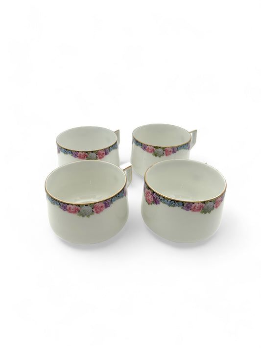 Bavarian Floral Tea Cups