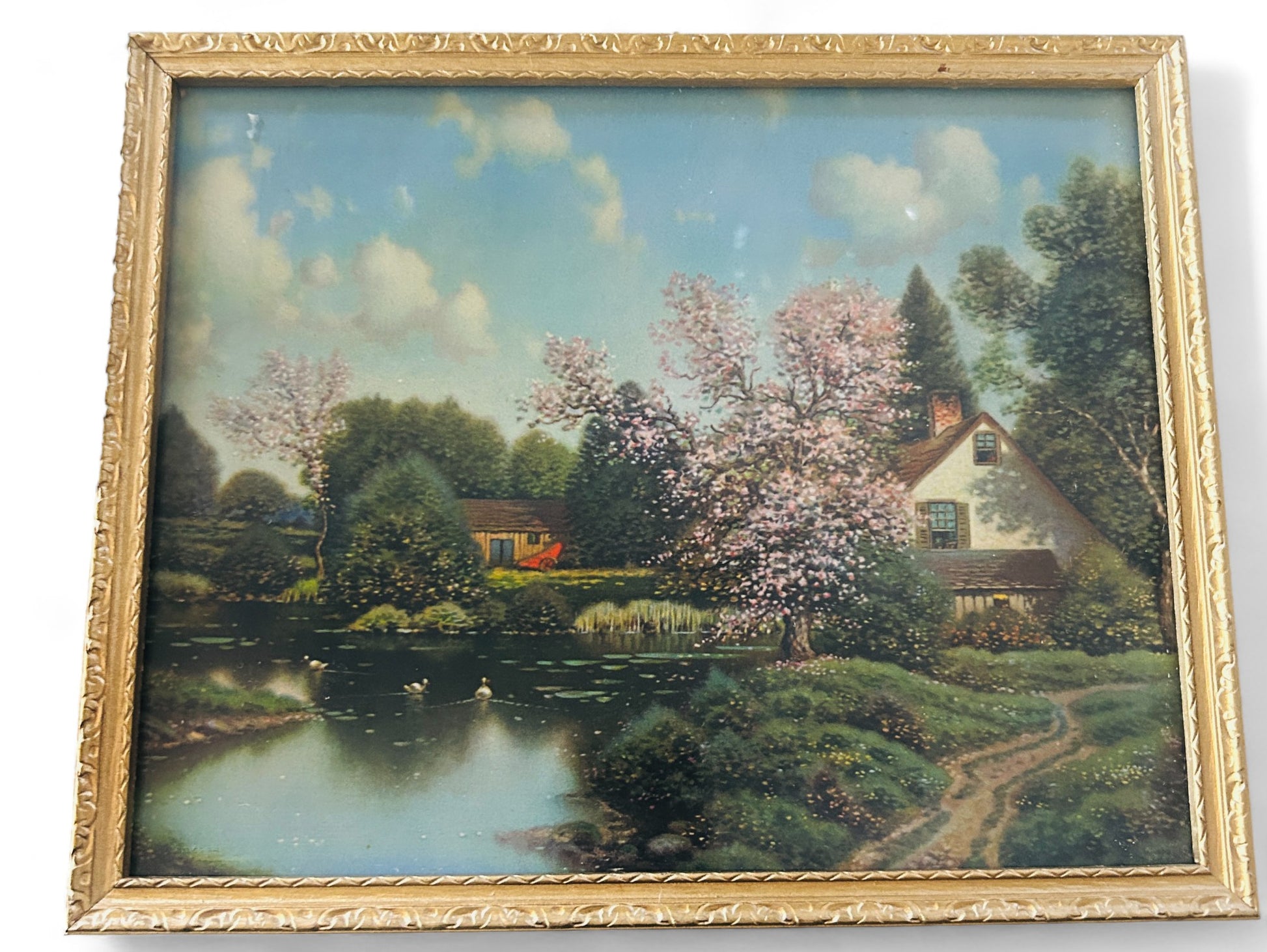 Charming Vintage Landscape Painting