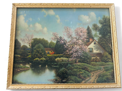 Charming Vintage Landscape Painting