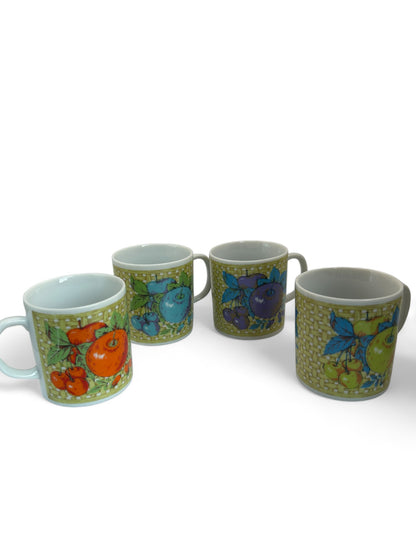 Fruit Pattern Mug Set