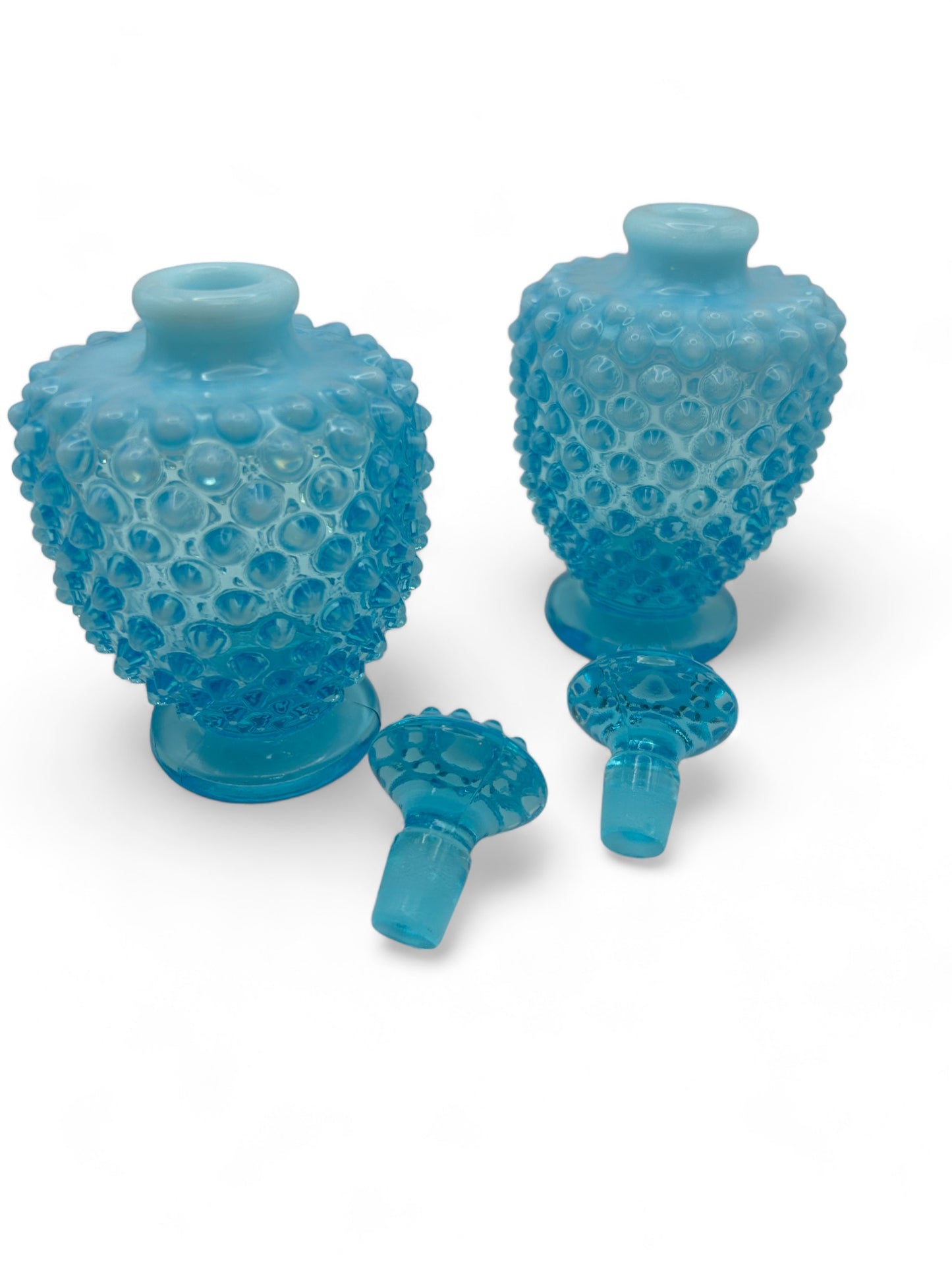 Elegant Vintage Hobnail Perfume Bottles