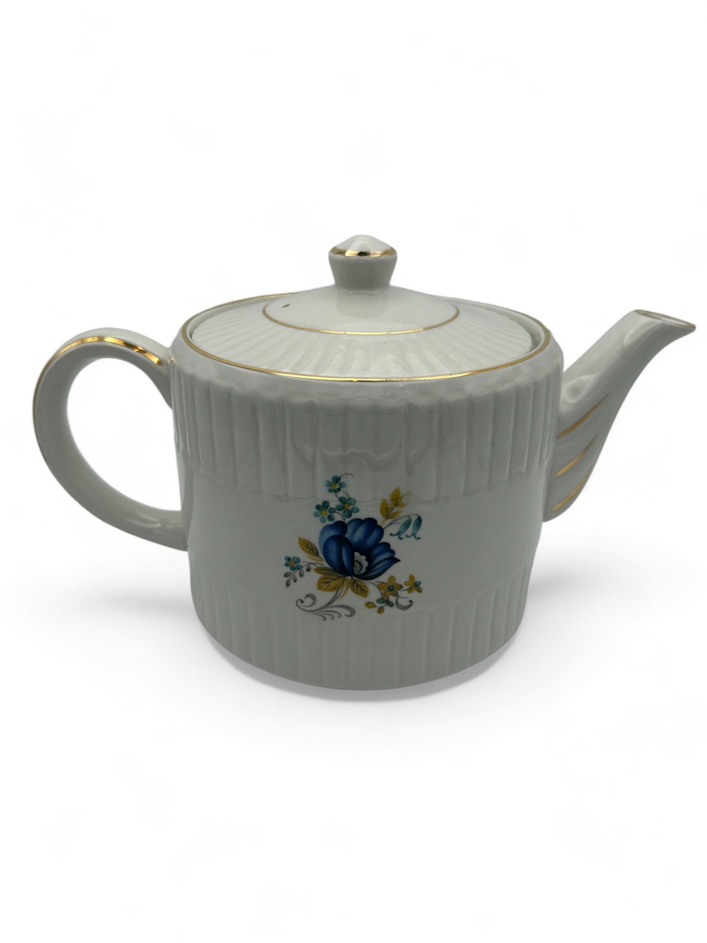 one Wood Son Blue Florals Teapot