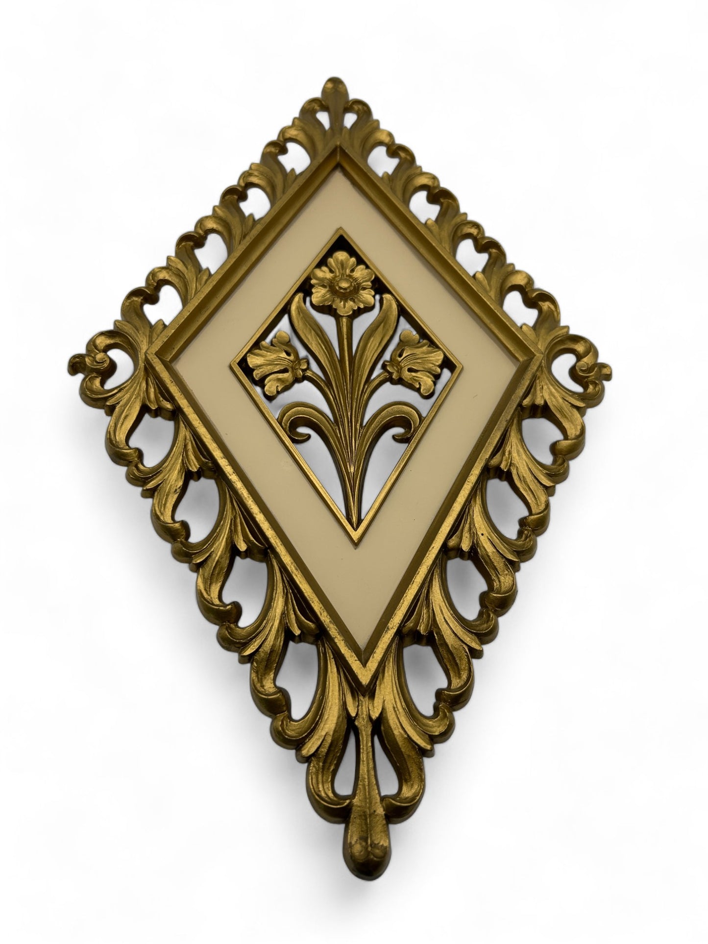 Gold Flower Wall Plaque Hangings