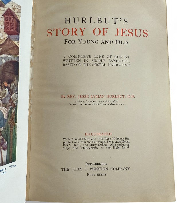Hurlbut's Story of Jesus For Young and Old - Vintage Books