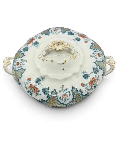 Antique J. & G. Meakin Sevres Covered Tureen, England c. 1907