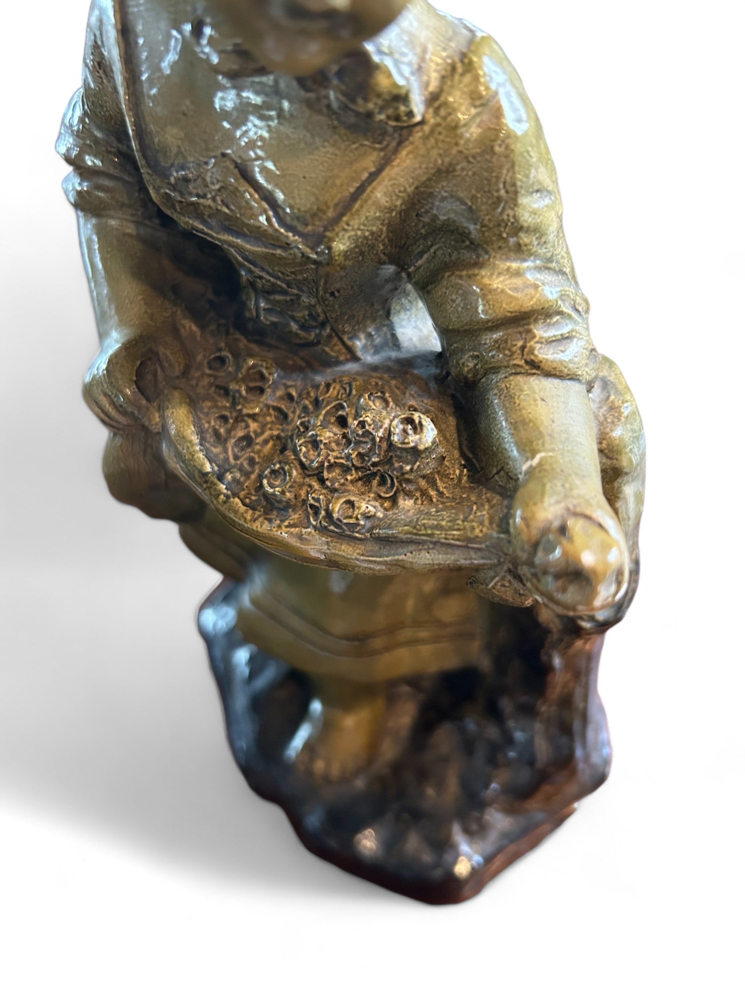 Borghese Green Victorian Statue