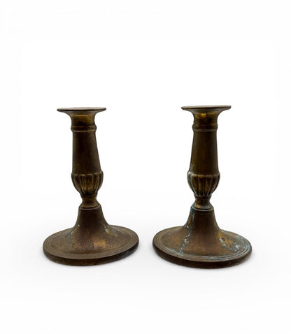 Pair of Vintage Brass Candlesticks — Made in England