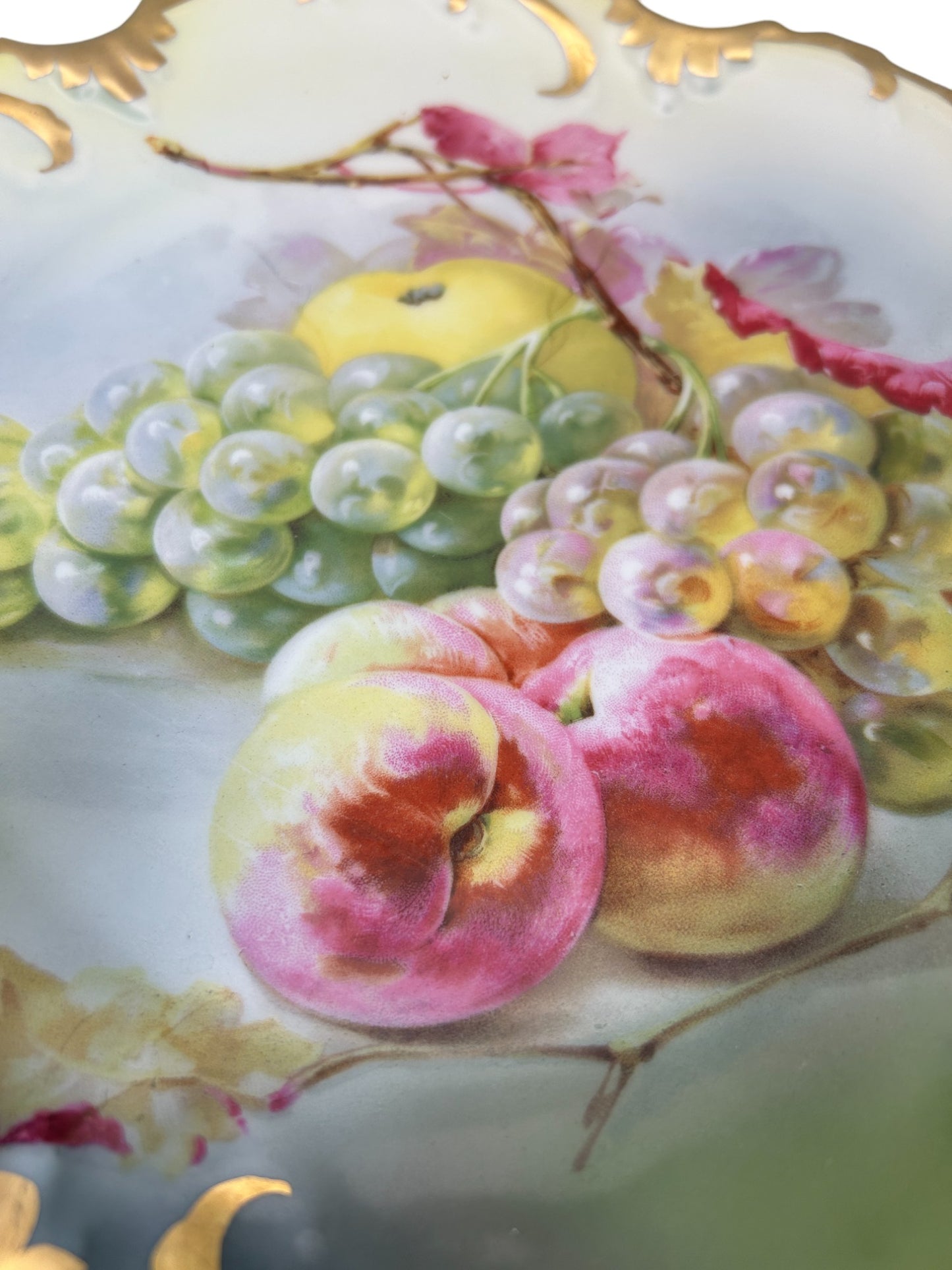 Royal Munich Hand Painted Plate With Handles