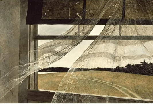 Andrew Wyeth "Wind from the Sea" Offset Lithograph