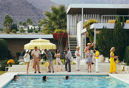 Slim Aarons "Poolside Host, Palm Springs, C Print