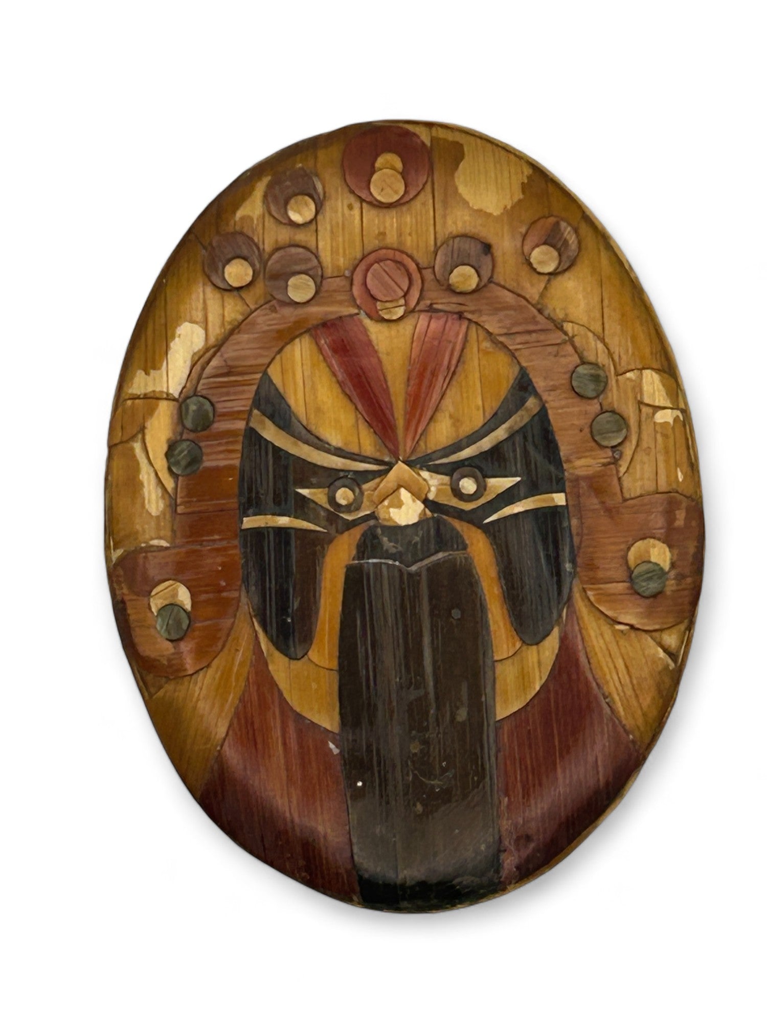 laid Straw Marquetry Box_