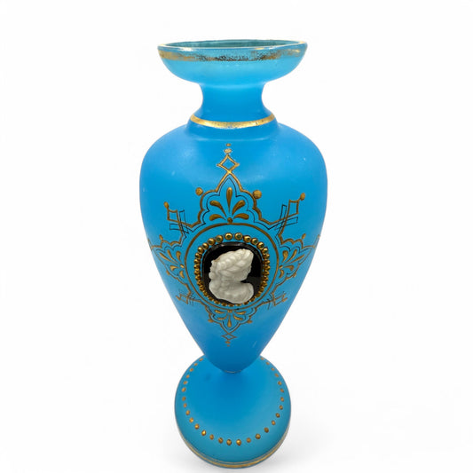 VintageBlueOpalineGlass