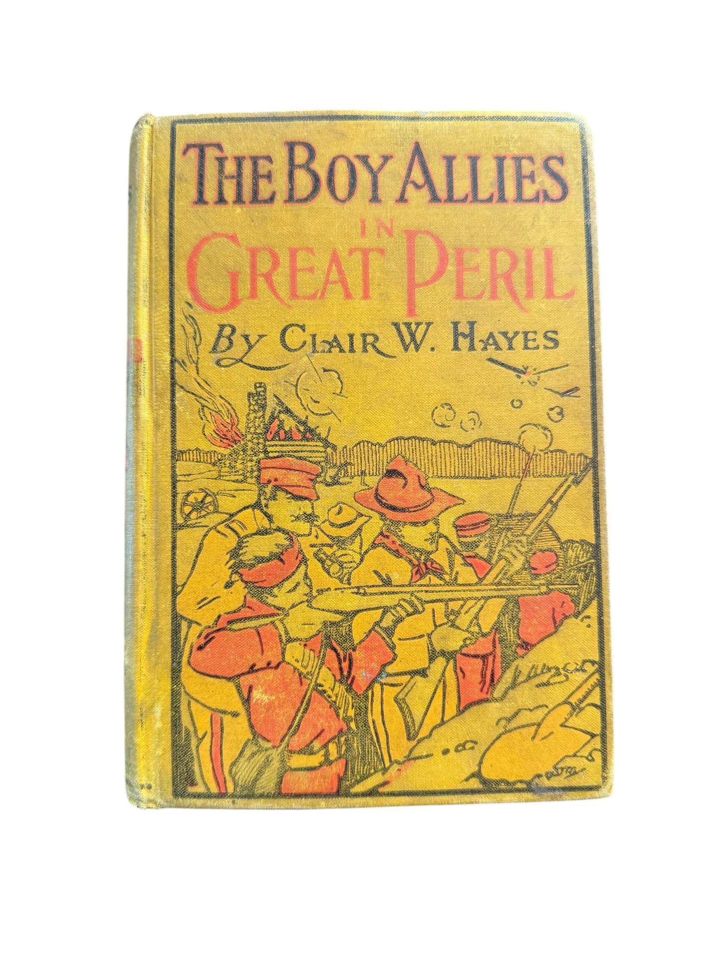 Vintage Books The Boy Allies in Great Peril by Clair W. Hayes 1916