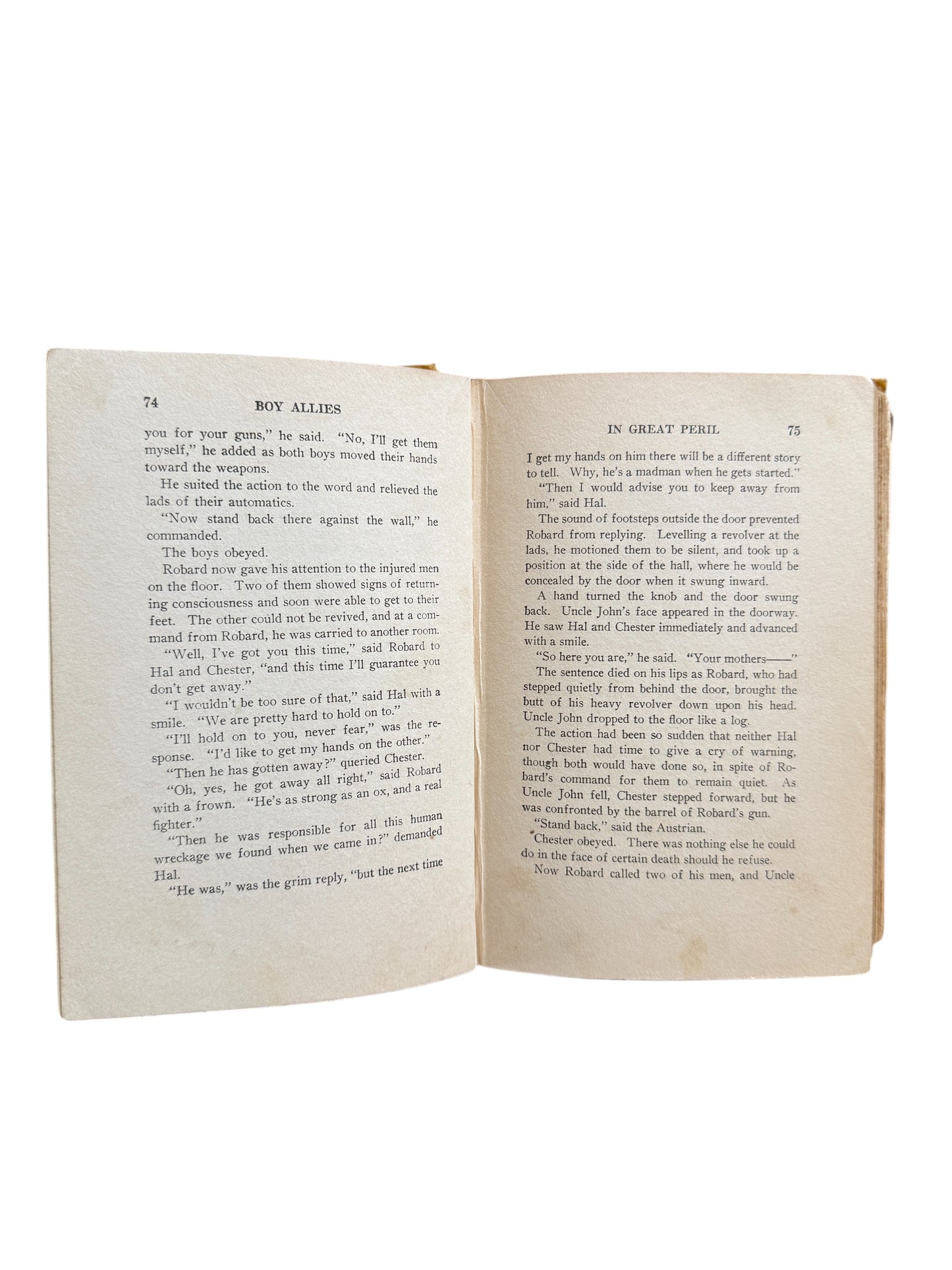 Vintage Books The Boy Allies in Great Peril by Clair W. Hayes 1916