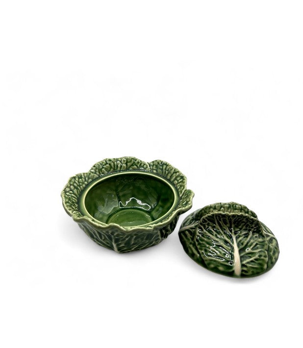 Green Small Tureen Lid With Plate