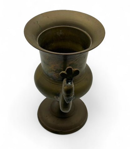 Vintage Brass Peacock Vase from India