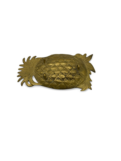 Vintage Brass Pineapple Trinket Dish