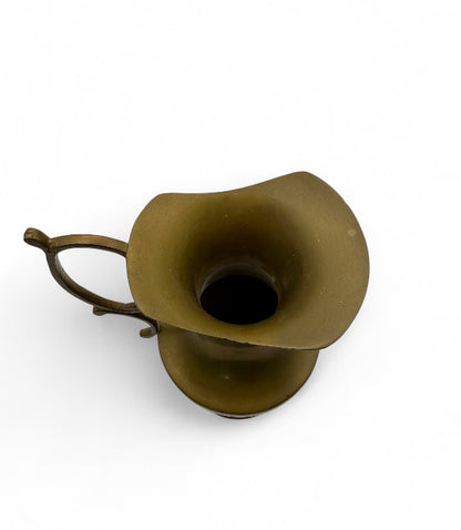 Vintage Brass Pitcher Vase From India