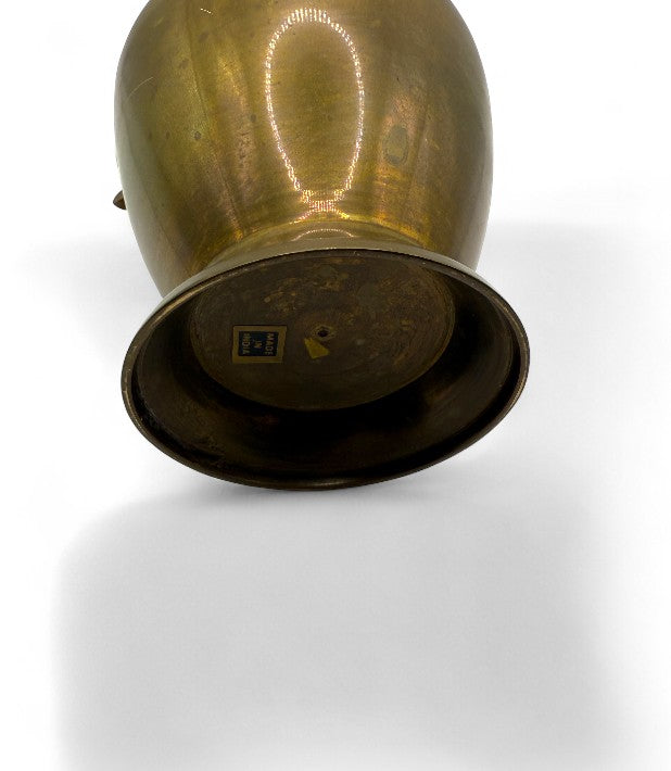 Vintage Brass Pitcher Vase From India
