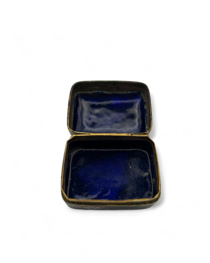 Floral Petite Japanese Cloisonne Trinket Box