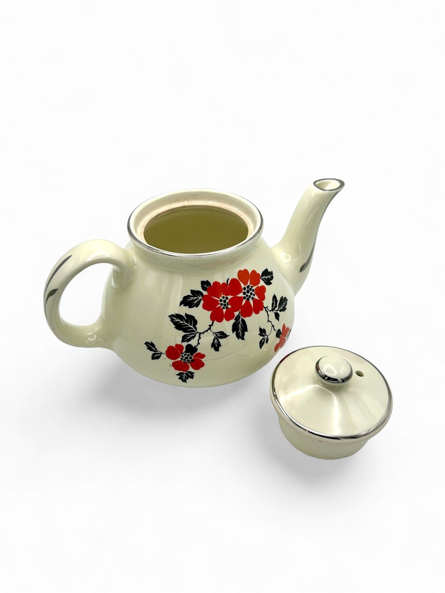 Red Poppy Teapot