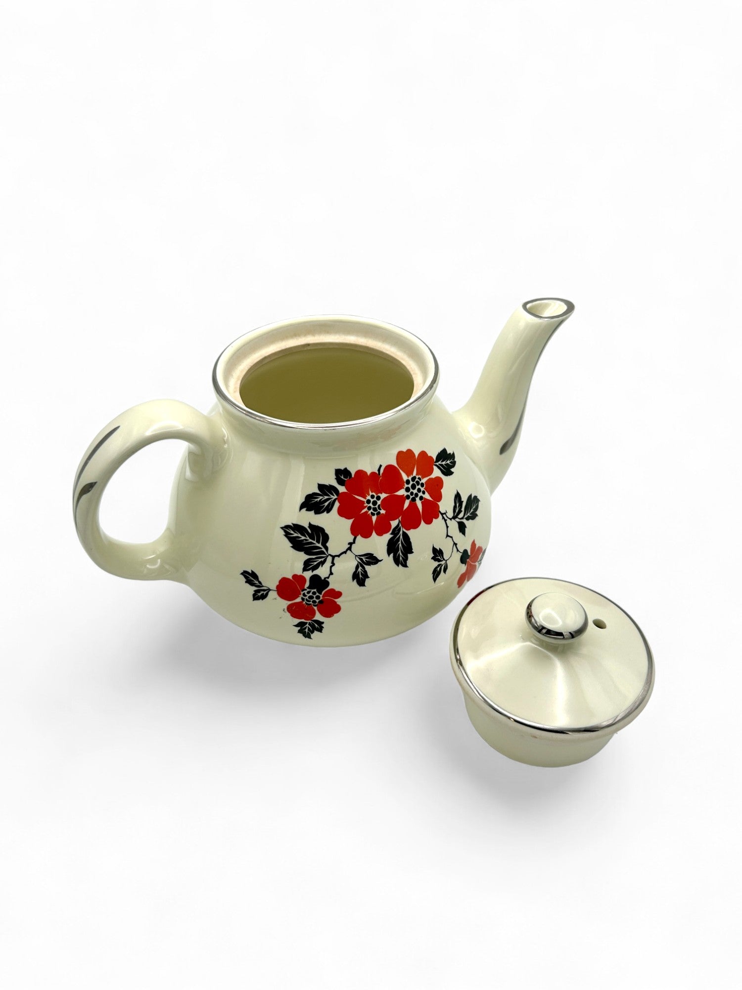 Red Poppy Teapot