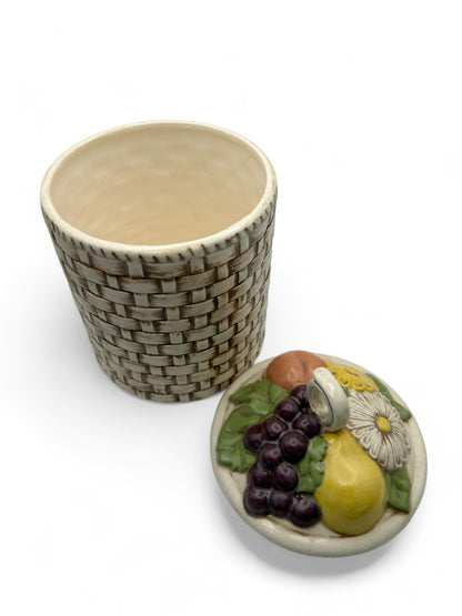 Vintage Hand Painted Canister Set by D