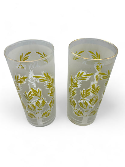 Vintage Highball Cocktail Glasses Setof