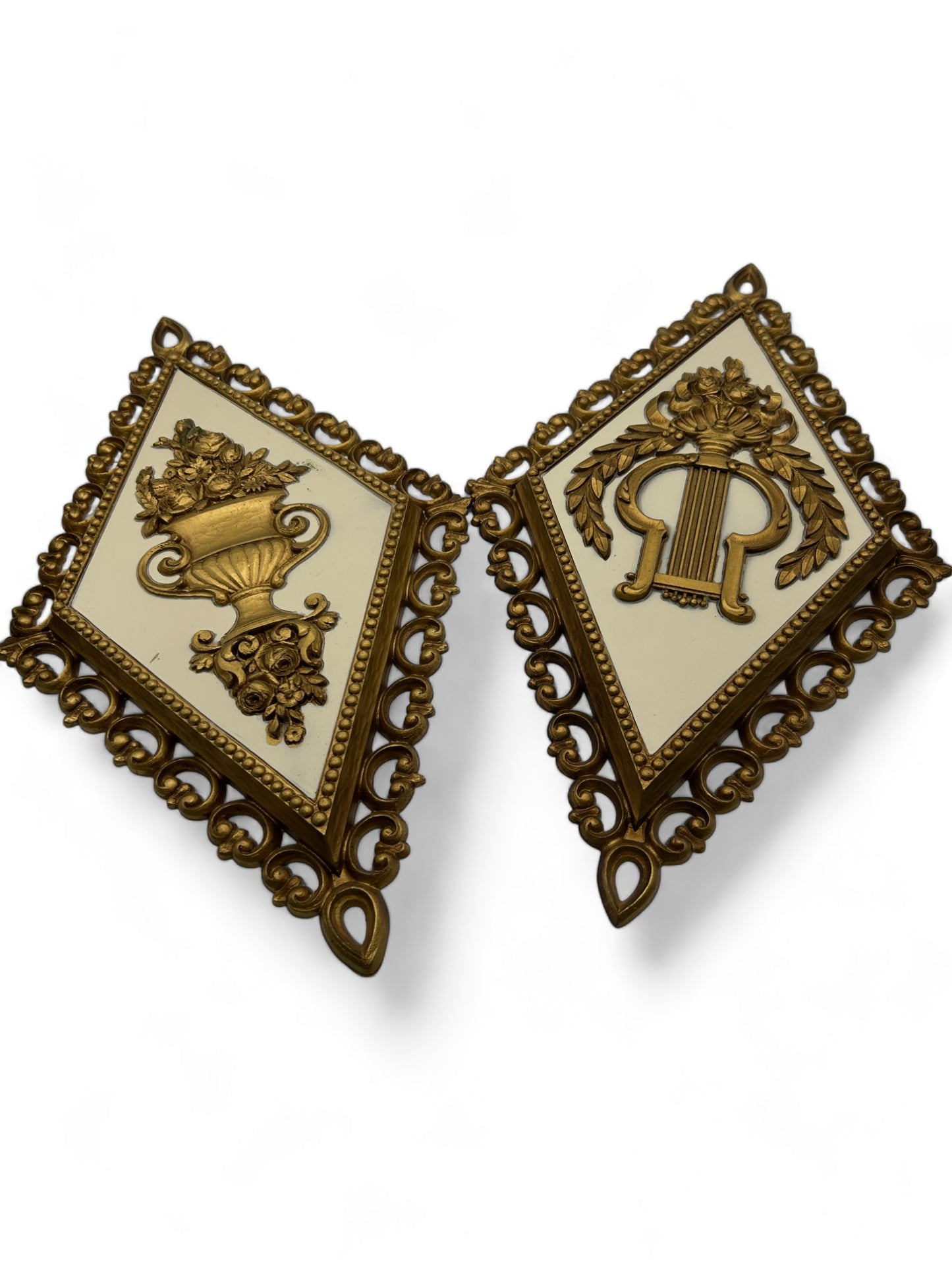 Holly wood Regency Diamond Wall Plaques