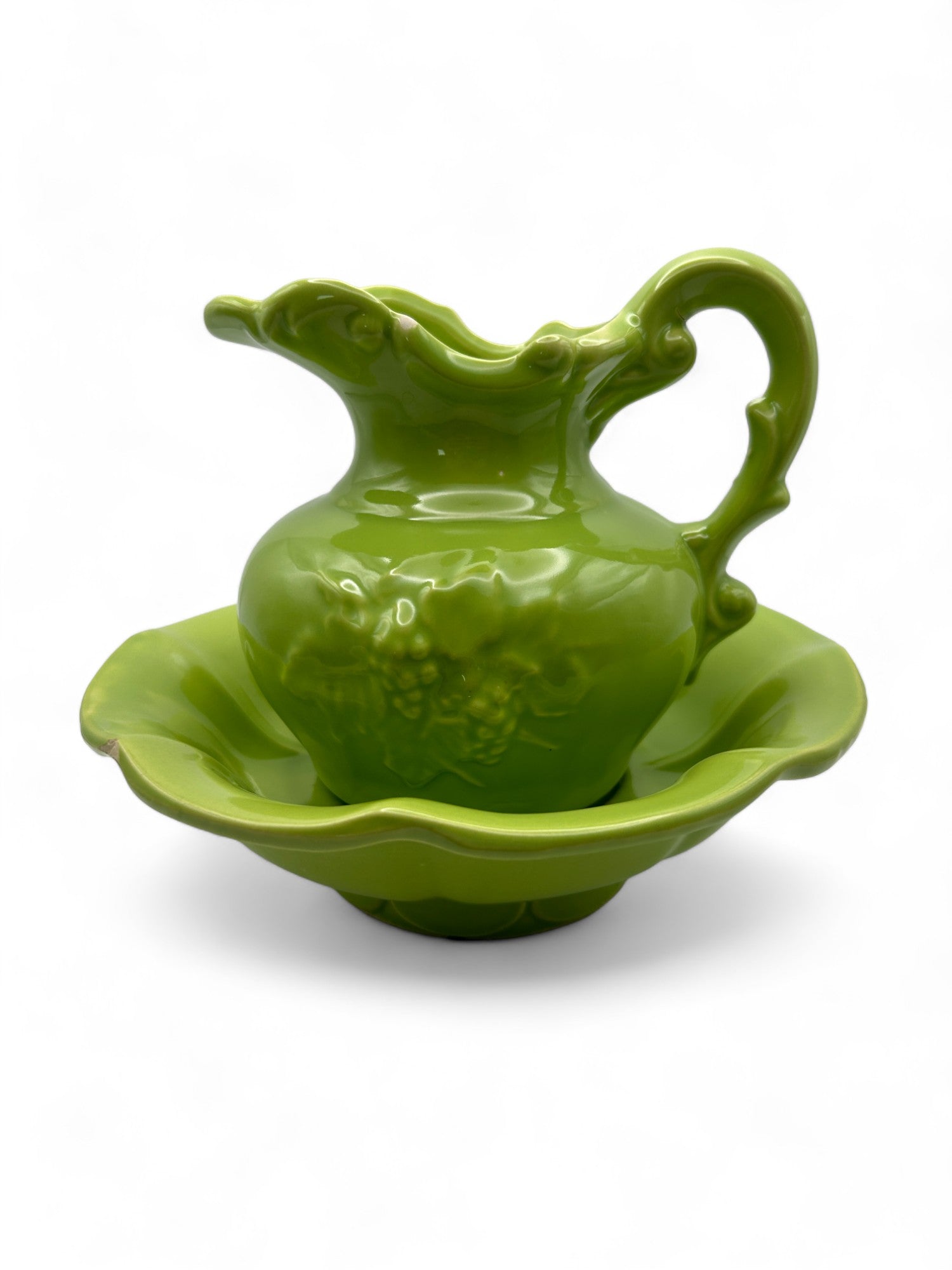 Mc Coy Pottery PitcherandBasin