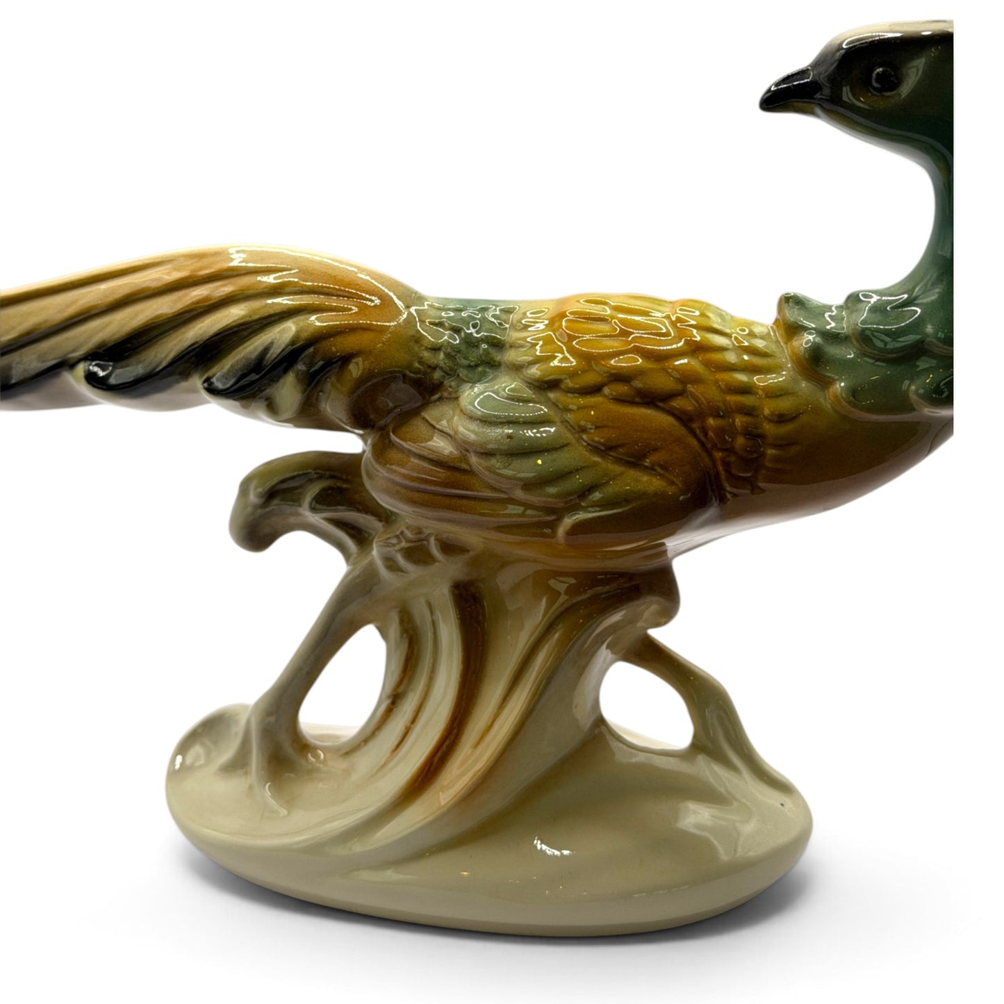 Vintage Mid-Century Royal Copley Ceramic Pheasant Figurine