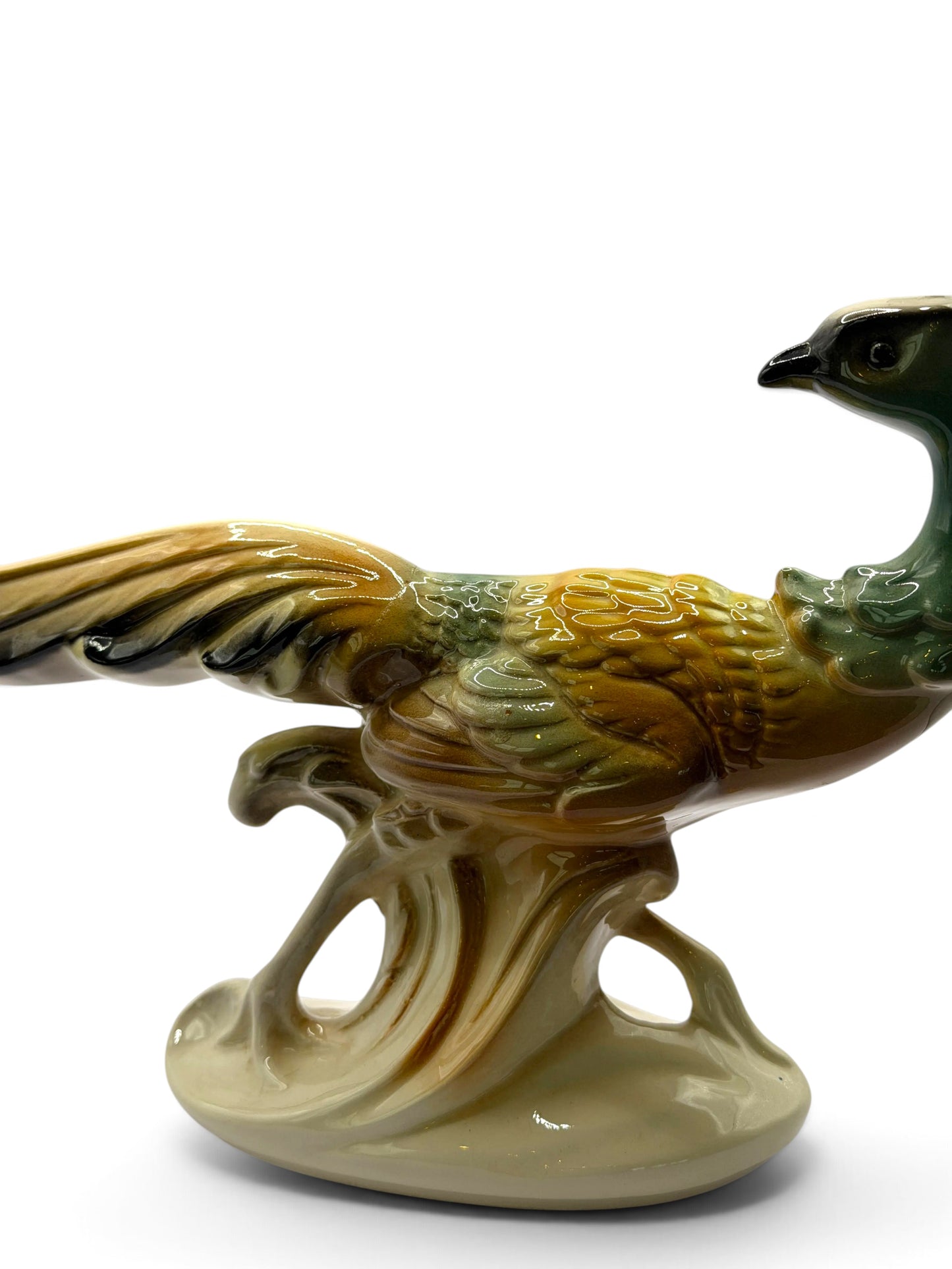Vintage Mid-Century Royal Copley Ceramic Pheasant Figurine