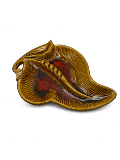  Maurice of California Brown Orange Ashtray