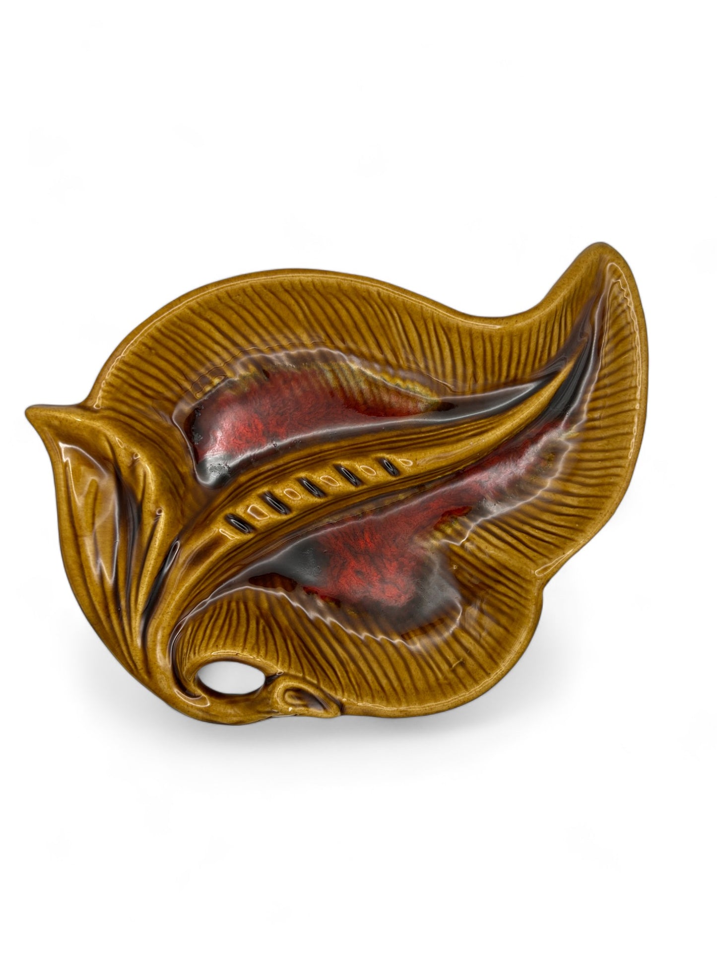 Century Maurice of California Brown Orange Ashtray