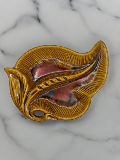 Century Maurice of California Brown Orange Ashtray