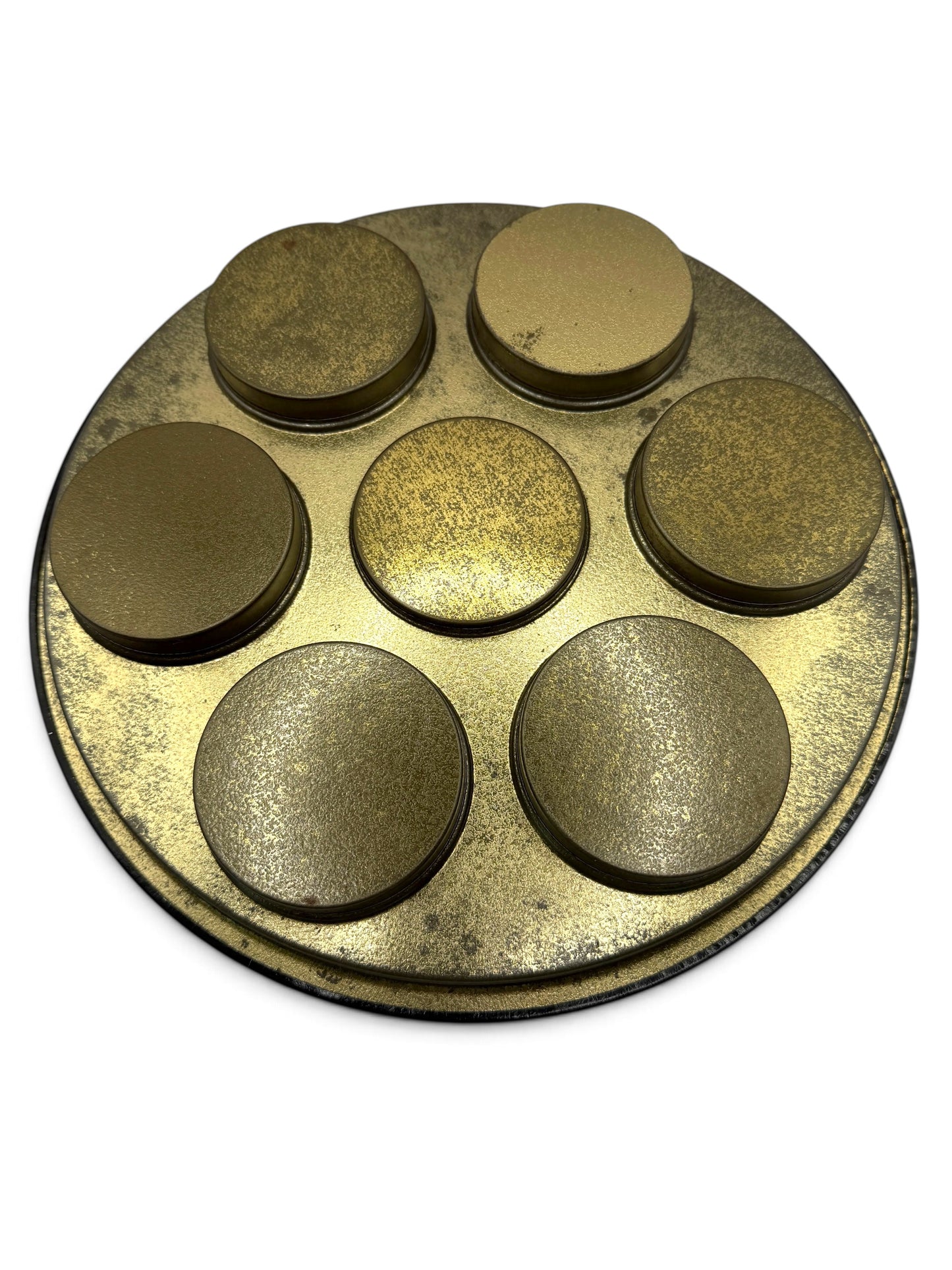 Vintage Niagara Falls Souvenir Cocktail Tray with Six Glasses, 1960s