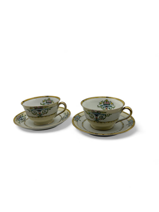 Vintage Nori take Minaret Footed Cup Saucer Set