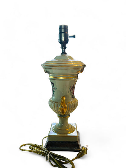 Light Sage Green Caldron Lamp