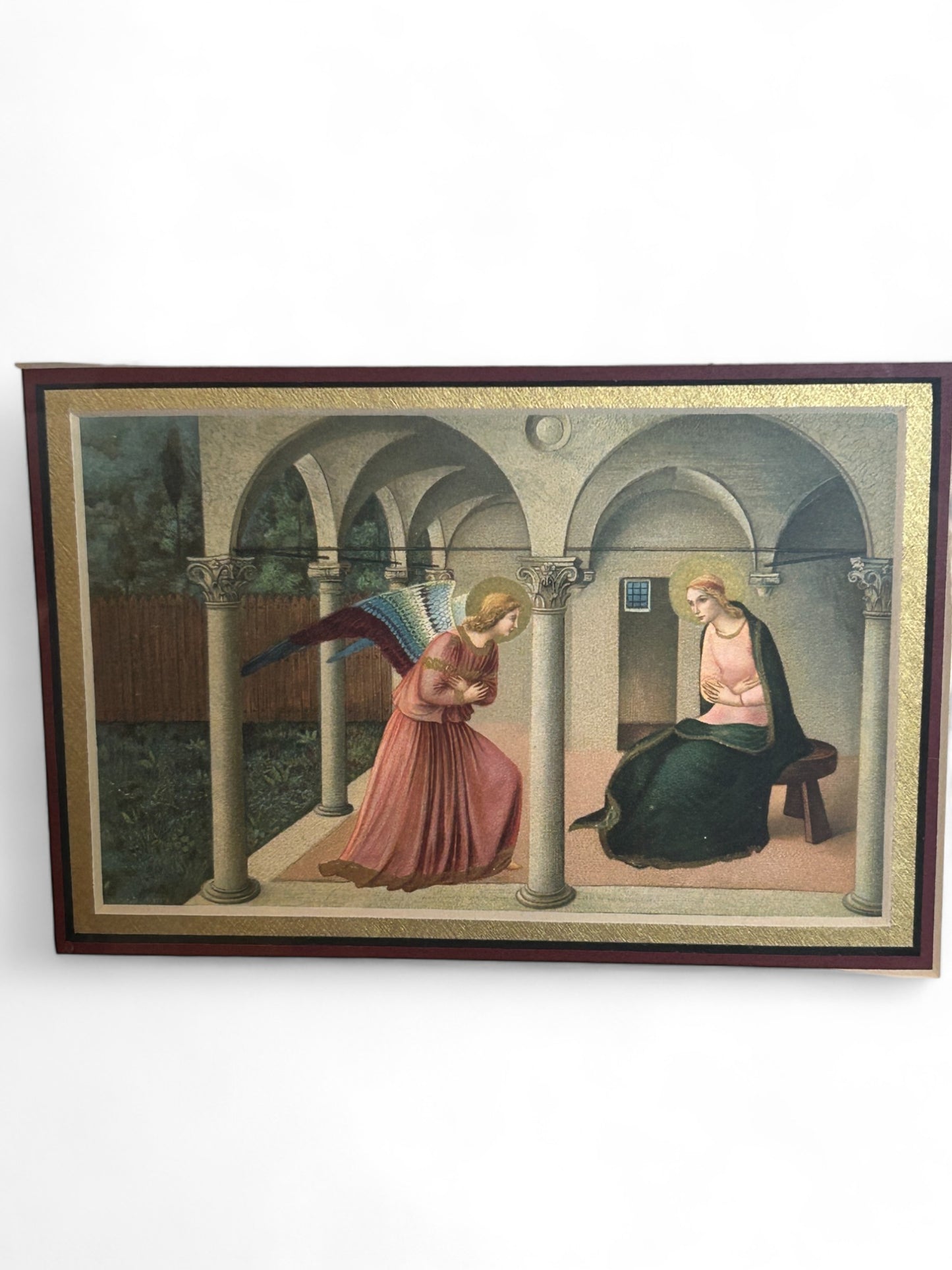 Postcard The Annunciation Framed
