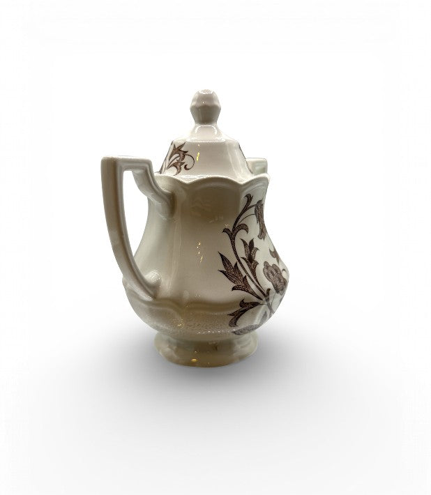 Vintage MCM Royal Staffordshire J&G Meakin “Windsong” Creamer + Lidded Sugar